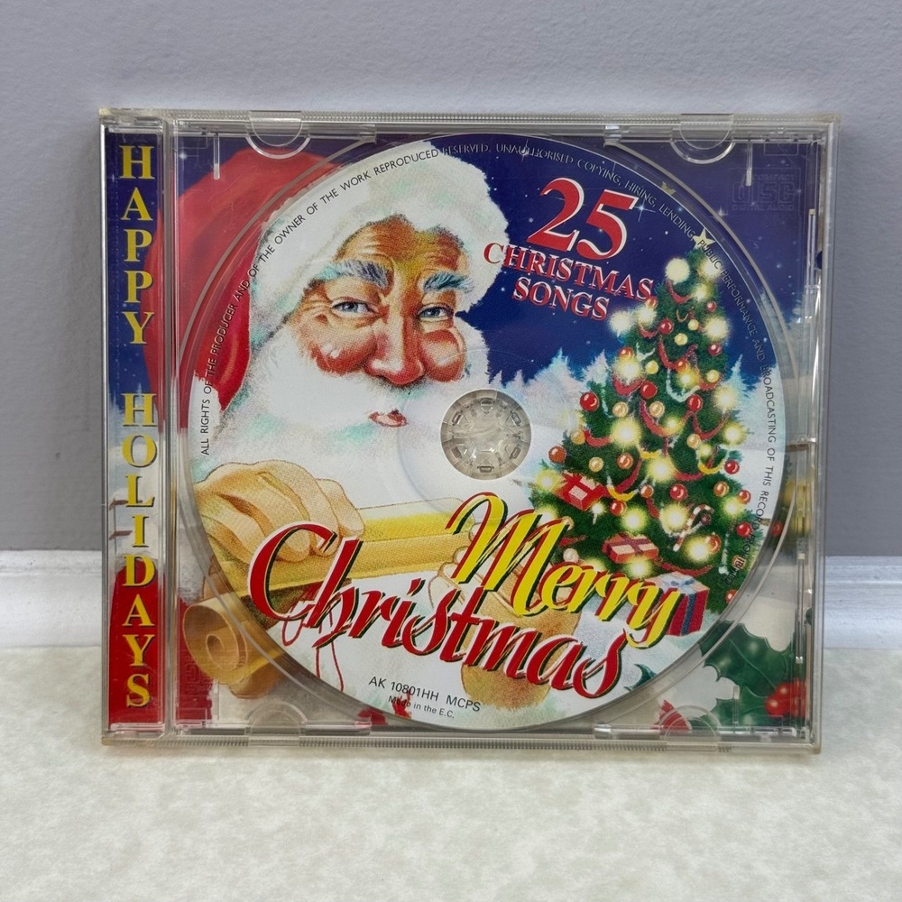 Happy Holidays 25 Merry Christmas Songs (CD, 2002 United Audio Entertainment)
